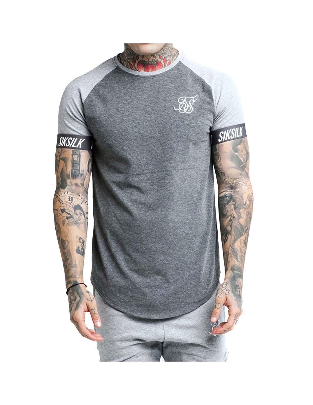 camiseta siksilk gris