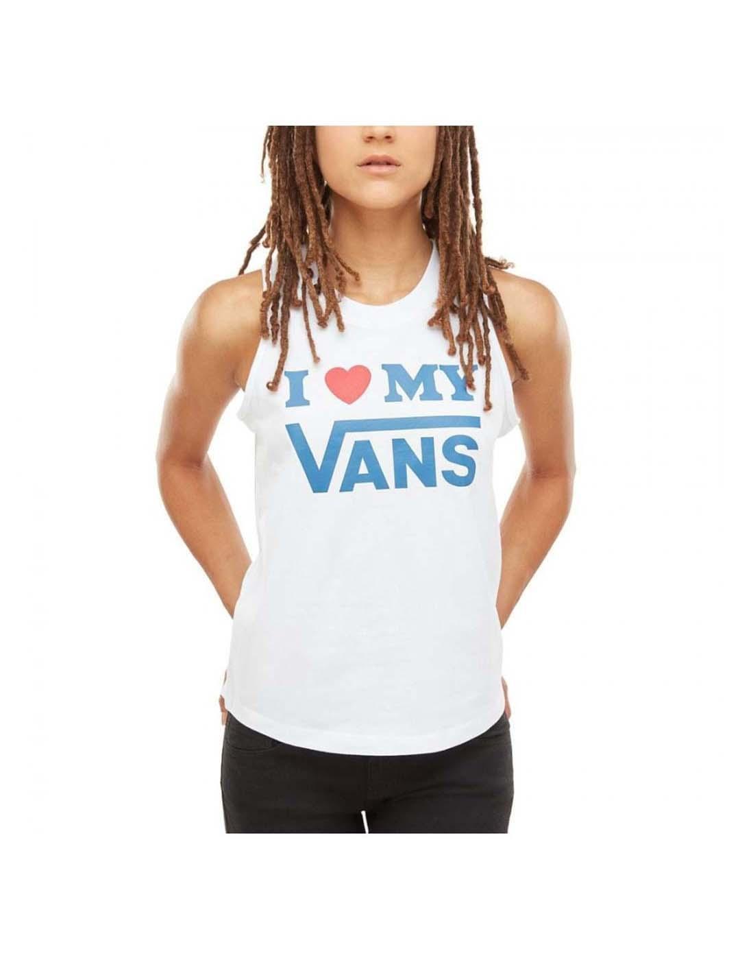 camisa vans mujer blanco