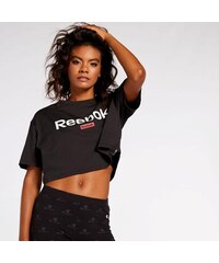 camisetas reebok mujer negro