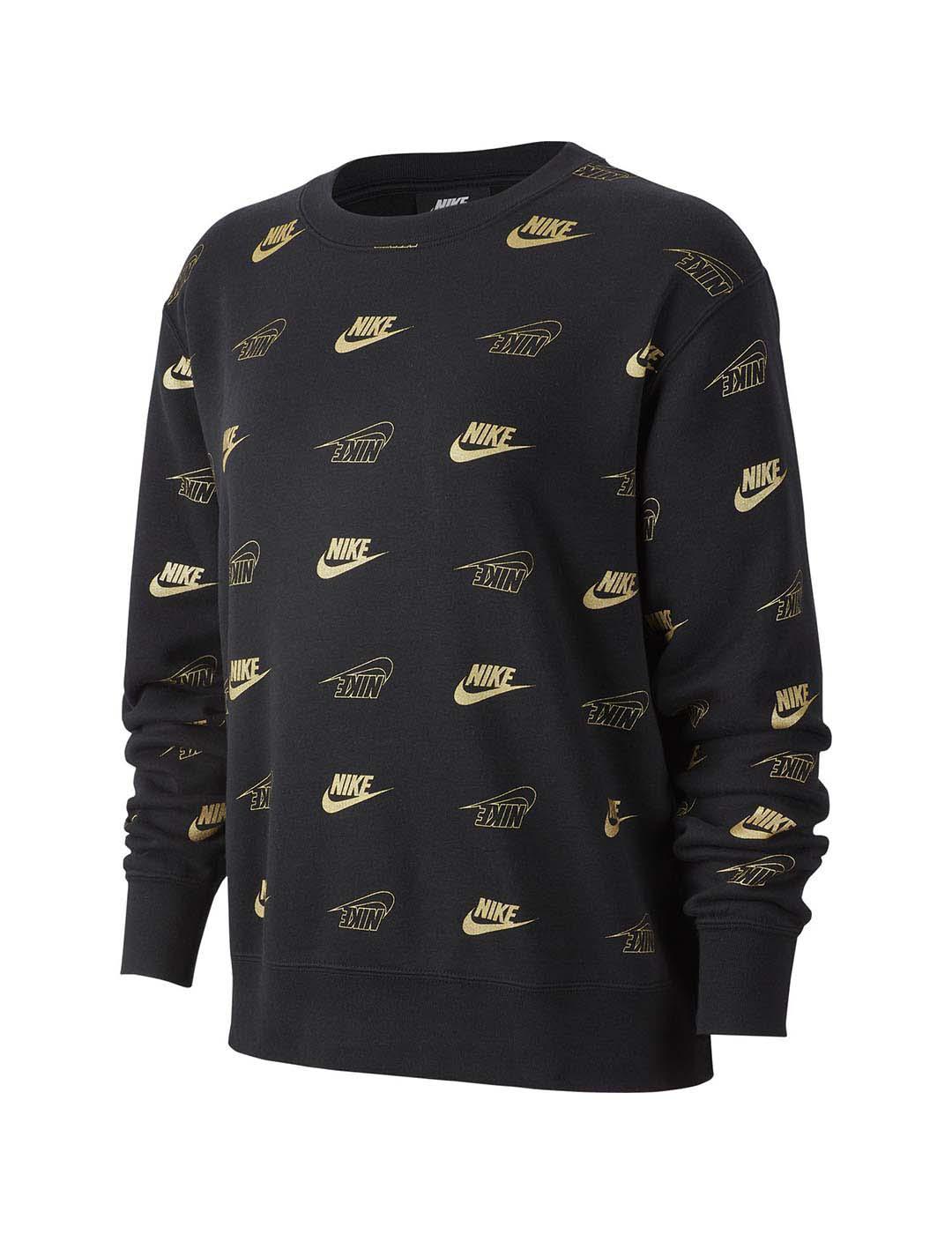 sudaderas nike mujer negro