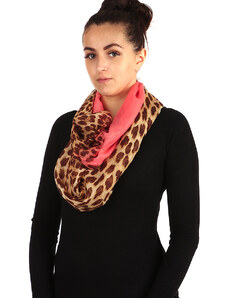 Glara Circular ladies scarf leopard print
