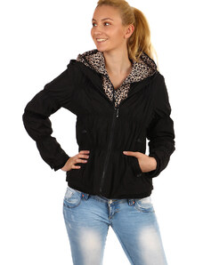 Glara Women's quilted zipped jacket with hood
