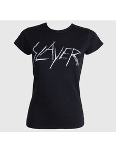 Camiseta de mujer Slayer - Chirriante Logo - ROCK OFF - SLAYTEE23LB