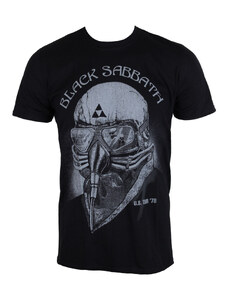 Camiseta metalica de los hombres Black Sabbath - Negro - ROCK OFF - BSTTRTW01MB