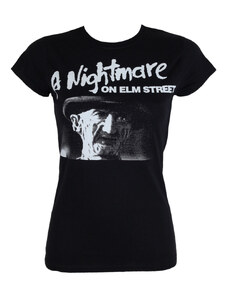 Película camiseta mujer A Nightmare on Elm Street - Negro - HYBRIS - WB-5-NOES001-H65-7-BK