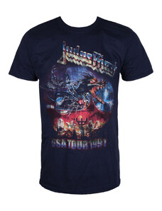 Camiseta metalica de los hombres Judas Priest - Painasesino EE. UU. To ur 91 - ROCK OFF - JPTEE12MN