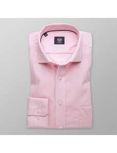 Willsoor Los hombres clásicos camisa Londres (altura 176-182) 8393 en rosa colorear con ajustando 2W Más