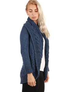 Glara Women's knitted sweater without fastening