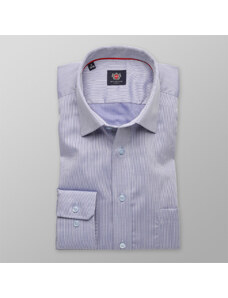 Willsoor Camisa Slim Fit London (Altura 176-182) Color Azul Para Hombre 8598