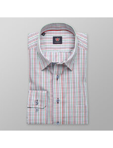 Willsoor Camisa Slim Fit London (Altura 176-182) Con Patrón De Cuadros De Colores Para Hombre 8637