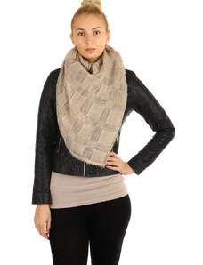 Glara Checkered maxi scarf