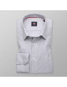 Willsoor Camisa Slim Fit London (Altura 176-182) Color Gris Con Estampado Pepito Para Hombre 8709