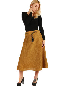 Glara Long women's knitted skirt pattern