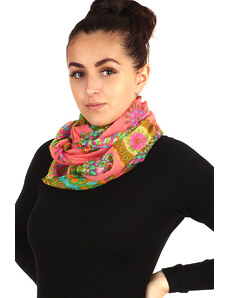 Glara Women's circular scarf oriental pattern