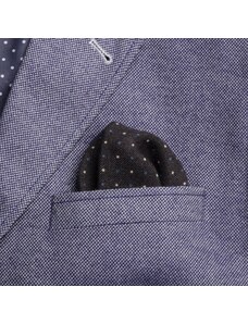 Willsoor Pañuelo de bolsillo de lana con puntos y bordado 9632