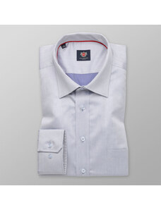 Willsoor Camisa London corte clásico en color gris claro (altura 198-204) 10179