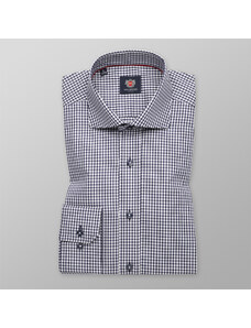 Willsoor Camisa London (Altura 176-182) Color Blanco Con Estampado De Guinga Para Hombre 10189