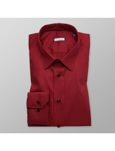 Willsoor Camisa Slim Fit en color clarete (altura 176-182) 10219