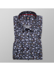 Willsoor Camisa London con estampado de corbatas (altura 176-182) 10240