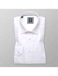 Willsoor Camisa London en color blanco con estampado fino (altura 176-182) 10394