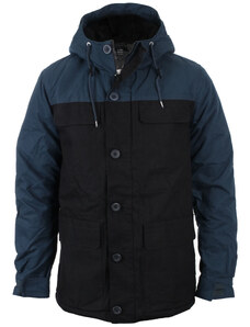 Invierno chaqueta de hombre GLOBE - Buen caldo Obstruido Anorak - Negro - GB01637014-BLK