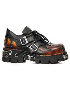 Zapatos NEW ROCK - ITALIAN BLACK, PULIK FUEGO - M.993-C1
