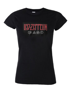 Camiseta metalica De las mujeres Led Zeppelin - Logotipo y Símbolos - NNM - RTLZEGSBLOG