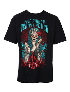 Camiseta para hombre Five Finger Death Punch - señora Muerta - Negro - ROCK OFF - FFDPTS18MB