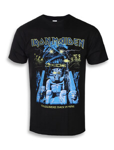 Camiseta metalica de los hombres Iron Maiden - De nuevo en Hora Momia - ROCK OFF - IMTEE81MB