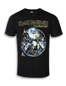 Camiseta metalica de los hombres Iron Maiden - Vivir después Death - ROCK OFF - IMTEE75MB