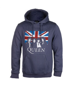 Sudadera con capucha de los hombres Queen - Clásico bandera de Reino Unido - ROCK OFF - QUHD02MN
