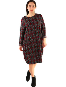 Glara Women's oversized checkered dress