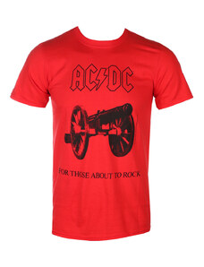 Camiseta metalica de los hombres AC-DC - Para aquellos sobre to rock - LOW FREQUENCY - ACTS05004-1
