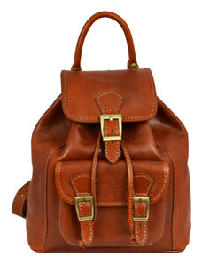 Glara Small urban vintage genuine leather backpack