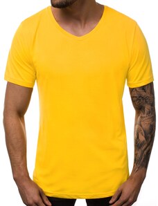 Camiseta de hombre amarillo OZONEE B/181590