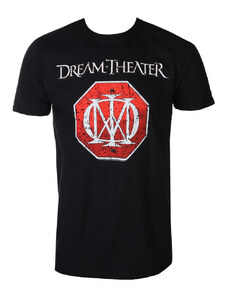 Camiseta metalica de los hombres Dream Theater - LOGOTIPO ROJO - PLASTIC HEAD - RTDTI006