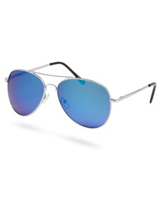 Gafas de Sol Polarizadas Mujer Espejo Marca Clásico Metal Marco 100% UVA/UVB Protección LUCKYCAT gafas de aviador elegantes de señora 