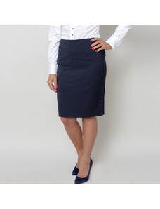 Willsoor Elegante falda con patrón acolchado 10808