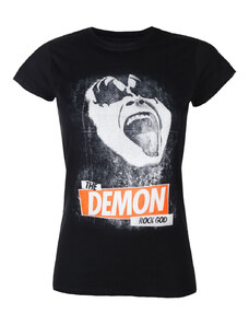 Camiseta metalica De las mujeres Kiss - El demonio Rock Dios - ROCK OFF - KISSTS12LB