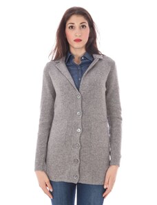 Cardigan Mujer Fred Perry Gris