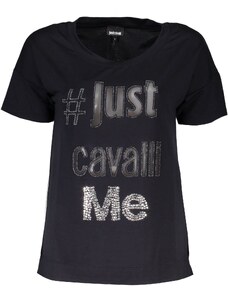 Just Cavalli Camiseta Manga Corta Mujer Negra