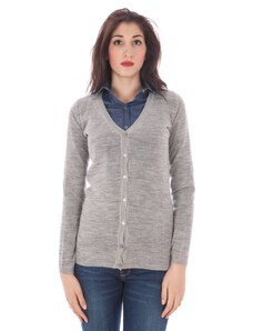 Cardigan Mujer Fred Perry Gris