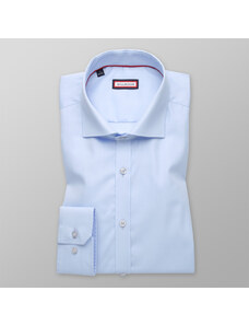 Willsoor Camisa Extra Slim Fit en azul claro (altura 176-182) 11013