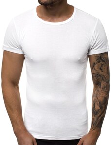 Camiseta de hombre blanco OZONEE JS/NB003
