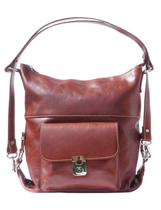 Glara Women's leather work bag 2 in 1