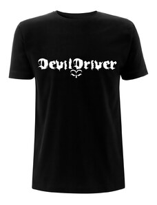 Camiseta metalica de los hombres Devildriver - Logotipo Negro - NNM - RTDDTSBLOG