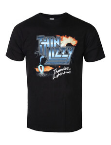 Camiseta metalica de los hombres Thin Lizzy - THUNDER Y RELÁMPAGO - PLASTIC HEAD - RTTLI0009