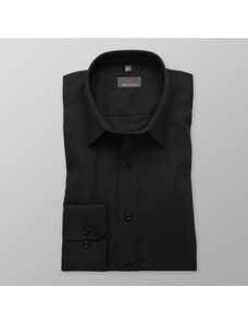 Willsoor Camisa Slim Fit (Altura 176-182) Color Negro Para Hombre 5830