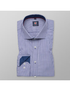 Willsoor Camisa Slim Fit London (Altura 176-182) Color Blanco-Azul Para 6193