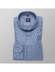 Willsoor Camisa Slim Fit London (Altura 176-182) Color Azul Para Hombre 7138